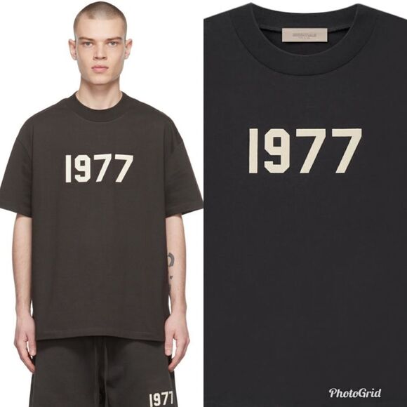 FEAR OF GOD ESSENTIALS 1977 T-SHIRT in Iron - Picture 13 of 13